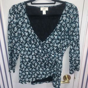 Loft floral long sleeve